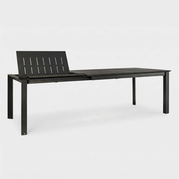 Mesa extensible NORDIC antracita de aluminio TERRAZZA COLLECTION® 2