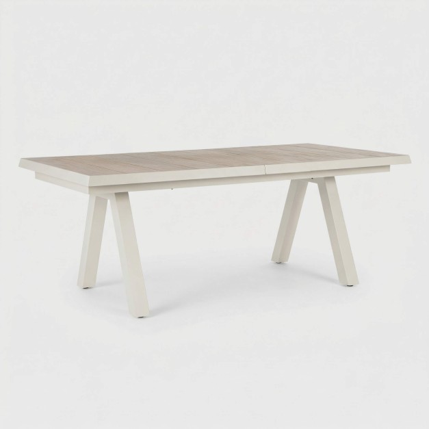 Mesa extensible ARIA 205/265x103 cm efecto madera...