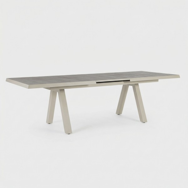 Mesa extensible ARIA TERRAZZA COLLECTION® en formato abierto