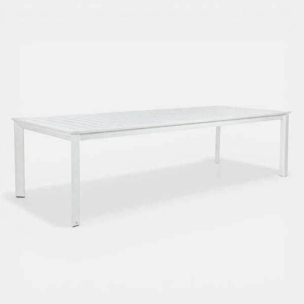 Mesa extensible NORDIC 200/300x110 cm blanca TERRAZZA COLLECTION®