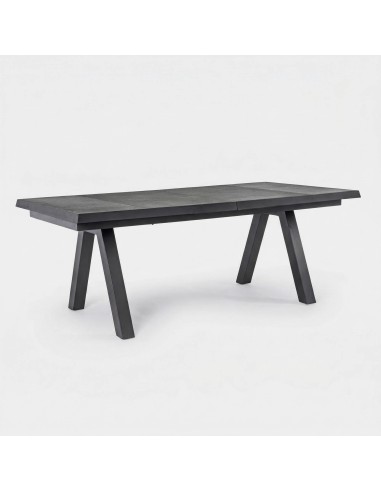 Mesa extensible Aria en color antracita vista general