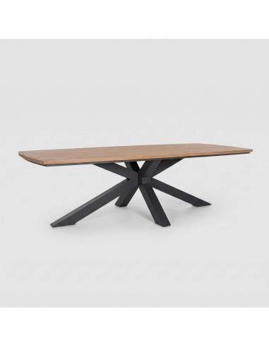 Mesa TIMBER antracita efecto madera vista general completa