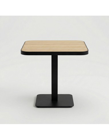 Mesa NOMA antracita efecto madera vista general completa