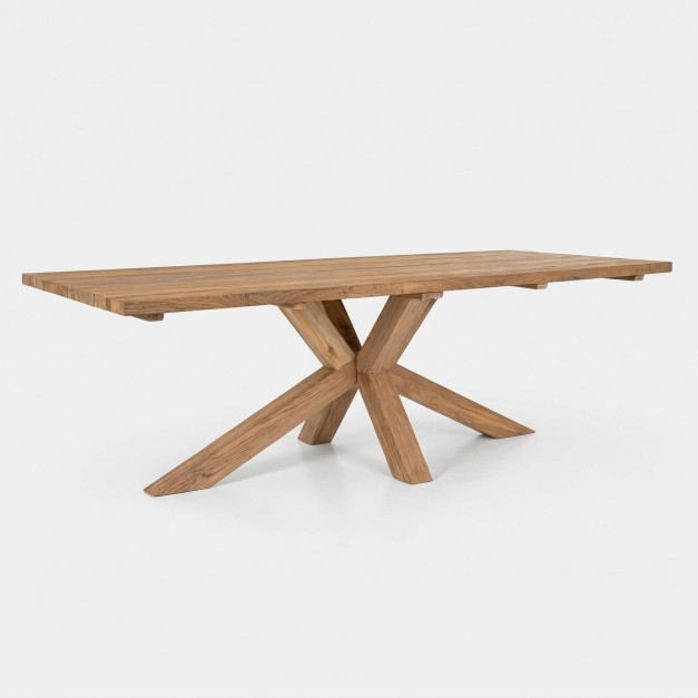 Mesa NATURA STONE madera natural vista general completa 2