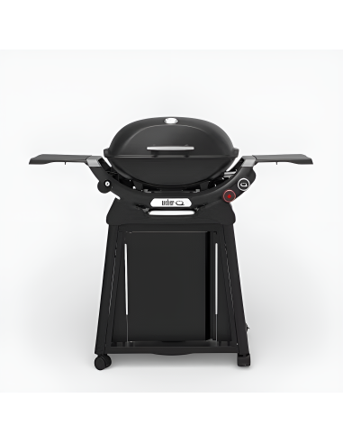 Barbacoa de gas Weber Q2800N+ con carro Premium y tapa para jardín y terraza