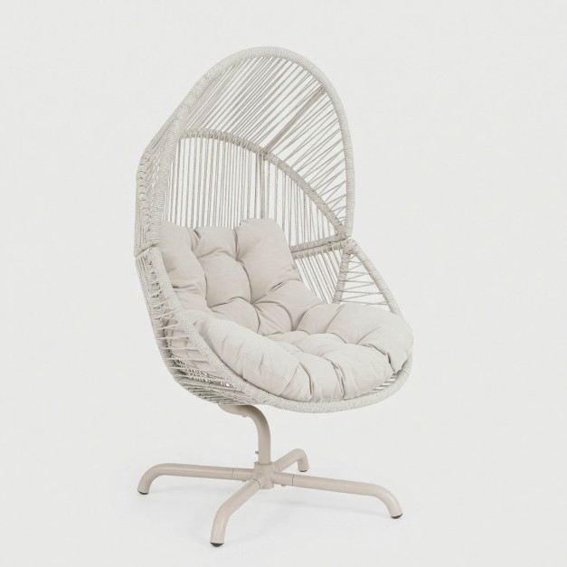 Sillón Nido Giratorio AURA – TERRAZZA COLLECTION® vista frontal 2