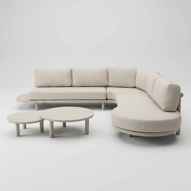 Sofá modular LUNA – TERRAZZA COLLECTION® vista frontal 2