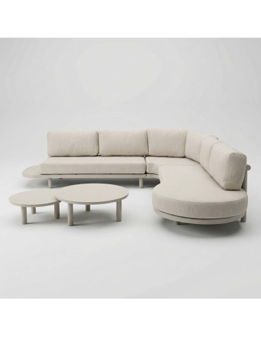 Sofá modular LUNA – TERRAZZA COLLECTION® vista lateral