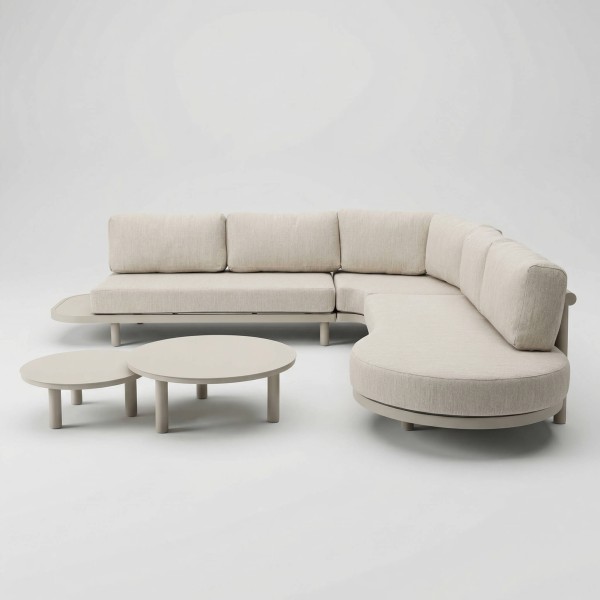 Sofá modular LUNA – TERRAZZA COLLECTION® vista lateral