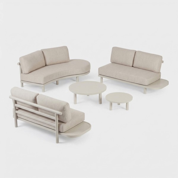 Sofá modular LUNA – TERRAZZA COLLECTION® vista trasera