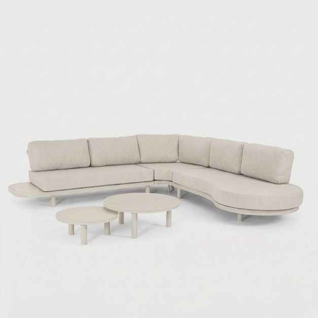 Sofá modular LUNA – TERRAZZA COLLECTION® vista lateral 2