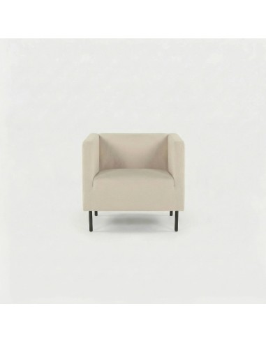 Sillón ALBA tapizado en tela beige  Hartman® vista frontal