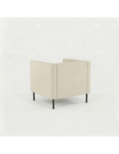 Sillón ALBA tapizado en tela beige  Hartman® vista trasera