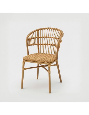 Silla ZENNA de exterior Essentials Garden® vista lateral