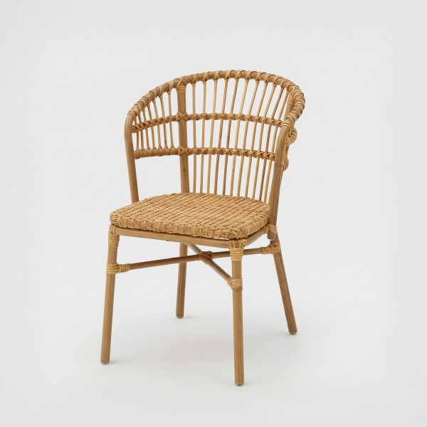 Silla ZENNA de exterior Essentials Garden® vista lateral