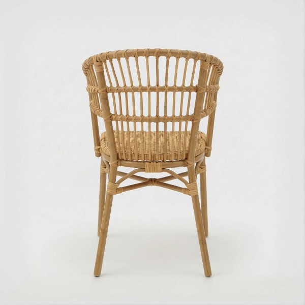 Silla ZENNA de exterior Essentials Garden® vista trasera