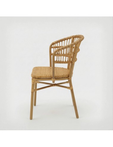 Silla ZENNA de exterior Essentials Garden® vista lateral