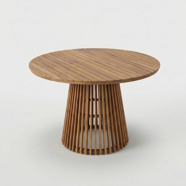 Mesa de comedor BATUR redonda de acacia FSC Ø120 cm TERRAZZA COLLECTION®