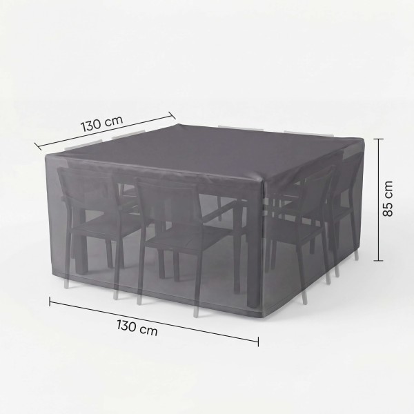 Funda para muebles de jardín– Tamaño S (130 x 130 x 85 cm) Platinum® AeroCover
