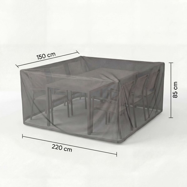 Funda para muebles de jardín 220x150x85 cm Tamaño L Platinum® AeroCover