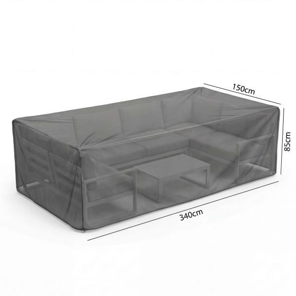 Funda para muebles de jardín 340x150x85 cm XL Platinum® AeroCover