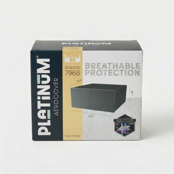 Funda para muebles de jardín 220x150x85 cm Tamaño L Platinum® AeroCover