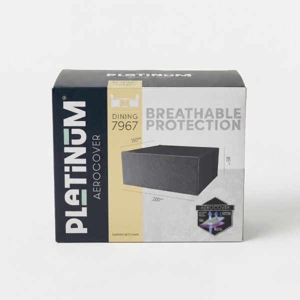 Funda para muebles de jardín 200x150x85 cm Tamaño M Platinum® AeroCover