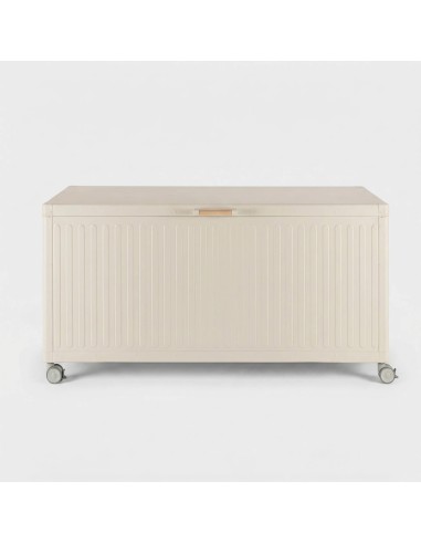 Baúl para cojines COS "S" aluminio TERRAZZA COLLECTION® vista frontal