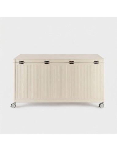 Baúl para cojines COS "S" aluminio TERRAZZA COLLECTION® vista trasera