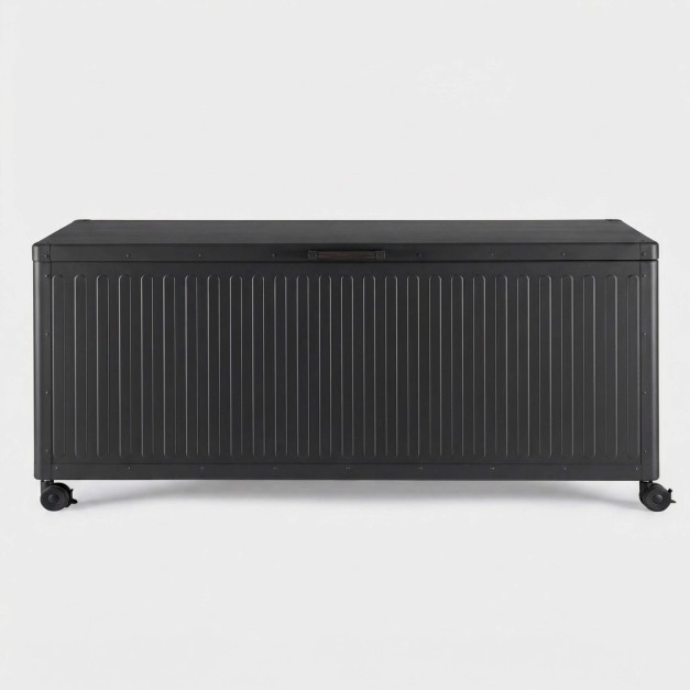 Baúl de exterior COS L de aluminio TERRAZA COLLECTION® vista frontal