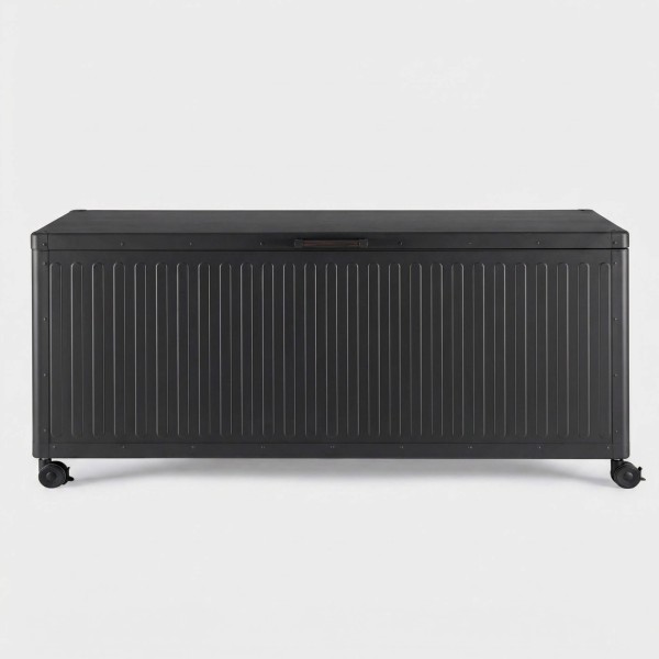 Baúl de exterior COS L de aluminio TERRAZA COLLECTION® vista frontal