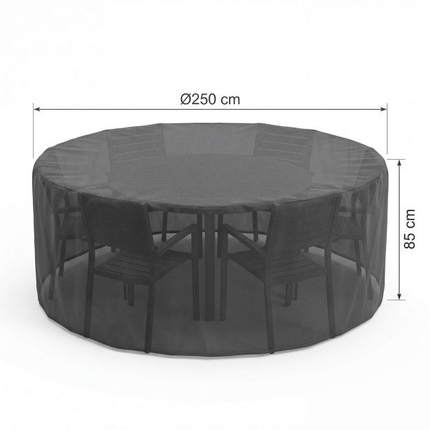 Funda de muebles de jardín redonda Ø250x85 cm Platinum®... 2