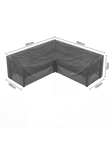 Funda para conjunto lounge en "L"...