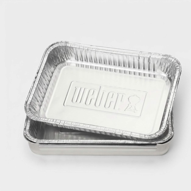 Bandejas de goteo Weber® de aluminio para barbacoa