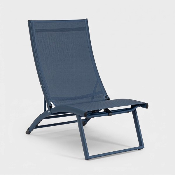 Silla reclinable de jardín CADAQUÉS de aluminio y textilene TERRAZZA COLLECTION®