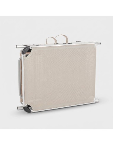 Tumbona plegable SOLIUM Beige con...