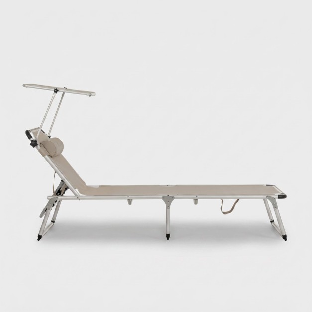 Tumbona plegable TERRAZZA COLLECTION® de aluminio y textilene 2