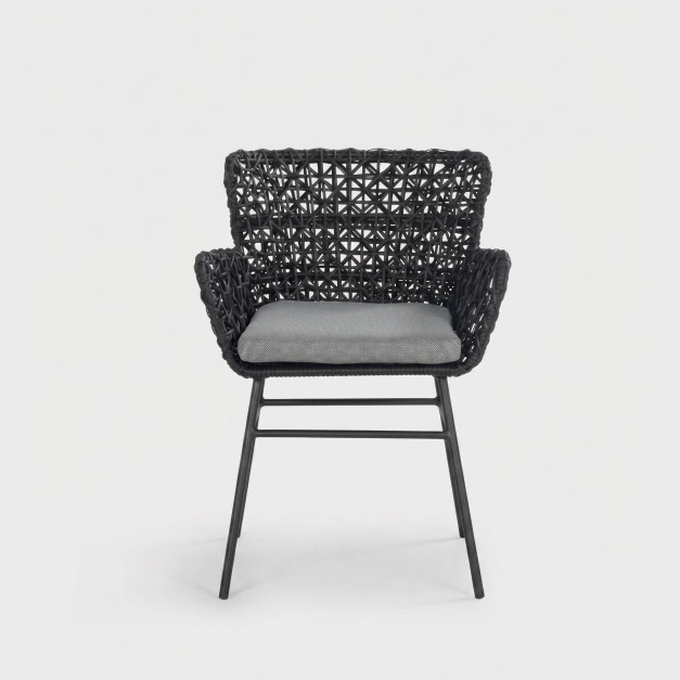 Hartman ® VARESE Silla de jardín color negro