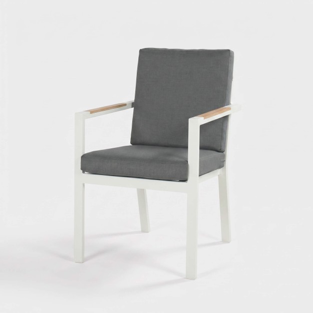 Hartman ® BREEZE silla color blanco / teca / gris