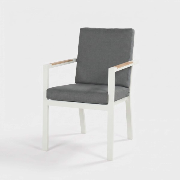 Hartman ® BREEZE silla color blanco / teca / gris