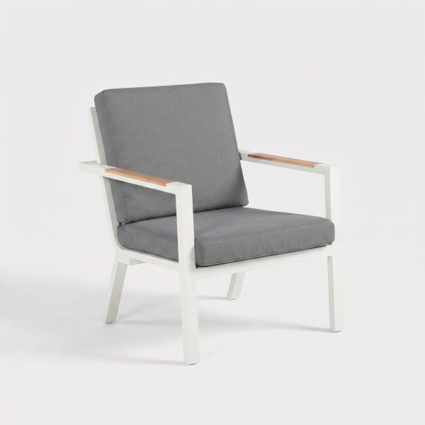 Hartman ® BREEZE silla color blanco / teca / gris