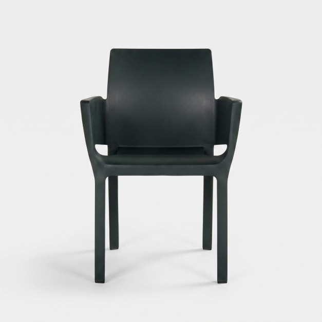 Silla de jardín apilable EVELYN. Color verde noche. Hartman ®