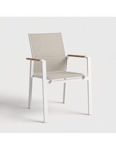 Silla ART Cloud White, vista frontal de su diseño contemporáneo