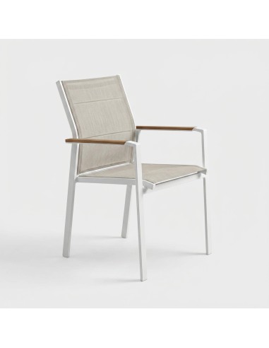 Silla ART Cloud White, vista lateral de su diseño contemporáneo