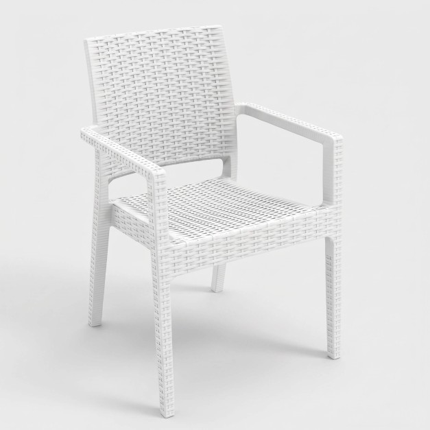 Silla de jardín IBIZA- Apilable- Varios colores- Siesta Exclusive® vista lateral 2