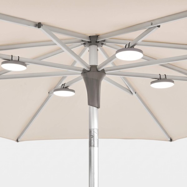 Lámparas LED para sombrilla OSYRON con mando a distancia y luz regulable Glatz®