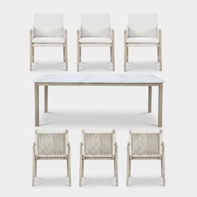 Conjunto comedor de jardín MOOREA Arena Negra®- Exterior