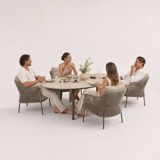 4 Seasons Outdoor Salute Florence – Conjunto Low Dining...