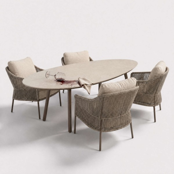 4 Seasons Outdoor Salute Florence – Conjunto Low Dining Exterior Premium