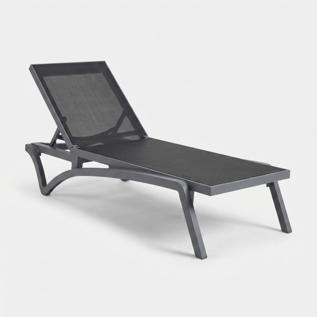 Tumbona de jardín PACIFIC- Apilable- Varios colores-...